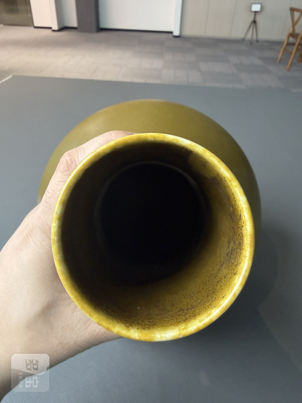 清光绪 茶叶末釉荸荠瓶 - 图6